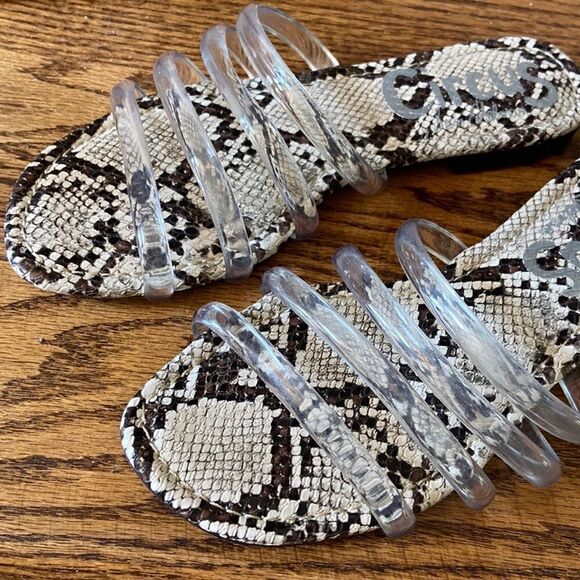 Snakeskin Sandals by Sam Edelman - Picture 8 of 11
